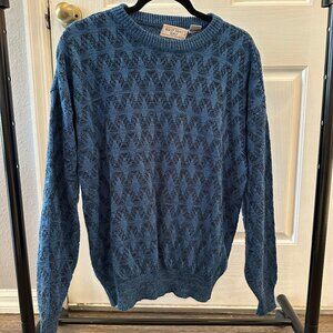 Vintage Brittany Bay Blue Sweater Size M